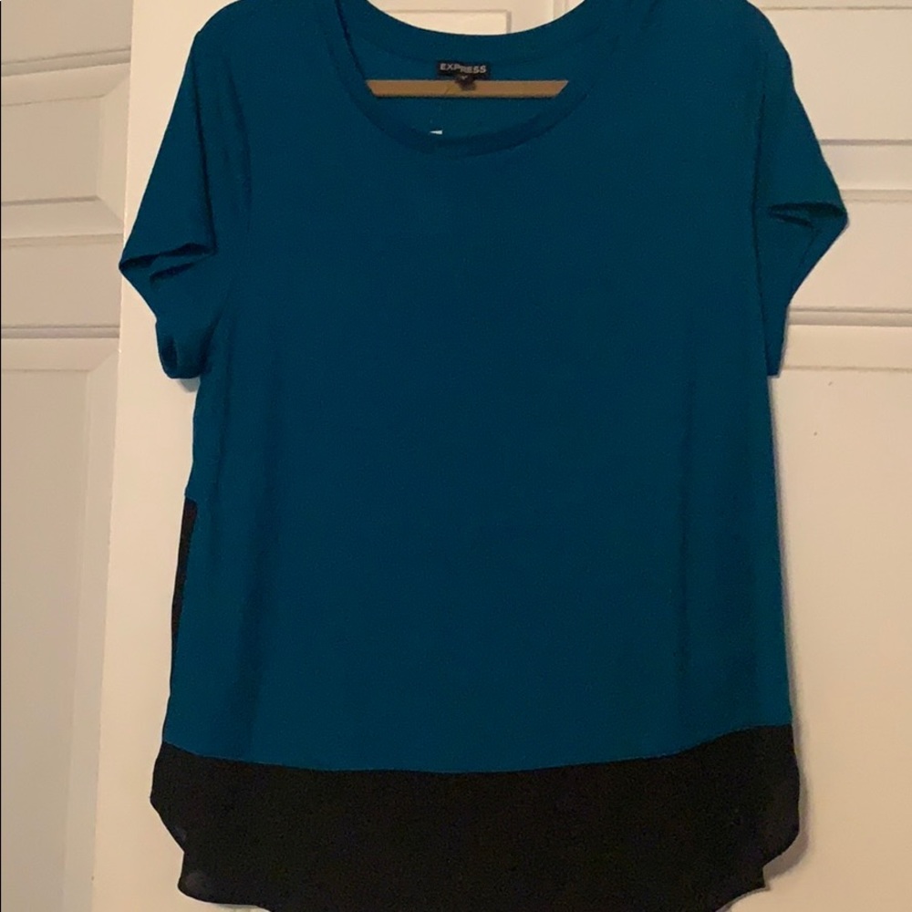 Express two toned tee